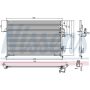 NISSENS 94808 Air Conditioning Condenser