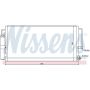NISSENS 94884 Air Conditioning Condenser/Receiver Drier Assembly