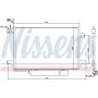 NISSENS 94910 Air Conditioning Condenser/Receiver Drier Assembly