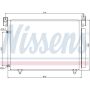 NISSENS 94933 Air Conditioning Condenser/Receiver Drier Assembly