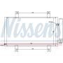 NISSENS 94934 Air Conditioning Condenser/Receiver Drier Assembly