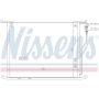 NISSENS 94980 Air Conditioning Condenser