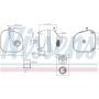 NISSENS 996196 Engine Coolant Reservoir