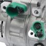 MANDO 10A1089 New OE AC Compressor w/ Clutch & Pre-filled Oil, Direct Replacement