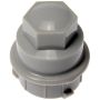 DORMAN 611-547.1 Grey Wheel Nut Cover M24-1.50, Hex 19 mm