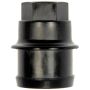 DORMAN 611-949.1 M27-2.0 Black Wheel Nut Cover - Threaded Type