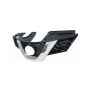 CAPA GRILLE ASSY S|SV; W/O PREMIUM PKG; W/O CAMERA HOLE; TO 3-15; BLACK/CHROME NISSAN ROGUE 14-15