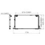 Denso 477-0500 Air Conditioning Condenser