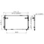 Denso 477-0541 Air Conditioning Condenser
