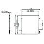 Denso 477-0601 Air Conditioning Condenser