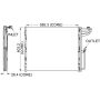 Denso 477-9100 Air Conditioning Condenser