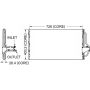 Denso 477-9106 Air Conditioning Condenser