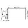 Denso 477-9120 Air Conditioning Condenser