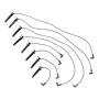 Denso 671-8051 IGN WIRE SET-7MM