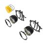 KC HiLiTES 97146 KC FLEX ERA 3 LED DM SAE FOG 2-LIGHT MSTR KIT 07-23 JEEP JK JL JT PLASTIC BUMPER