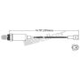 Walker Products 250-21026 Walker Products 250-21026 Oxygen Sensor 1-W Direct Fit Narrow-Band