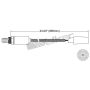 Walker Products 250-21036 Walker Products 250-21036 Oxygen Sensor 1-W Direct Fit Narrow-Band