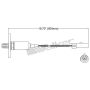 Walker Products 250-21060 Walker Products 250-21060 Oxygen Sensor 1-W Direct Fit W/Flange