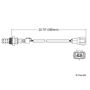 Walker Products 250-22008 Walker Products 250-22008 Oxygen Sensor 2-W Direct Fit Narrow-Band