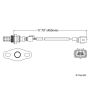Walker Products 250-22052 Walker Products 250-22052 Oxygen Sensor 2-W Direct Fit W/Flange