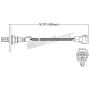 Walker Products 250-22055 Walker Products 250-22055 Oxygen Sensor 2-W Direct Fit W/Flange