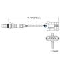 Walker Products 250-24012 Walker Products 250-24012 Oxygen Sensor 4-W Direct Fit Narrow-Band