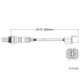 Walker Products 250-24026 Walker Products 250-24026 Oxygen Sensor 4-W Direct Fit Narrow-Band