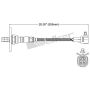 Walker Products 250-24056 Walker Products 250-24056 Oxygen Sensor 4-W Direct Fit W/Flange