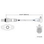 Walker Products 250-24056 Walker Products 250-24056 Oxygen Sensor 4-W Direct Fit W/Flange