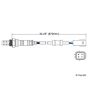 Walker Products 250-24072 Walker Products 250-24072 Oxygen Sensor 4-W Direct Fit Narrow-Band