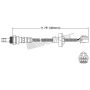 Walker Products 250-24074 Walker Products 250-24074 Oxygen Sensor 4-W Direct Fit Narrow-Band