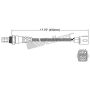 Walker Products 250-24225 Walker Products 250-24225 Oxygen Sensor 4-W Direct Fit Narrow-Band