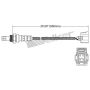 Walker Products 250-24252 Walker Products 250-24252 Oxygen Sensor 4-W Direct Fit Narrow-Band