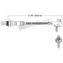 Walker Products 250-24274 Walker Products 250-24274 Oxygen Sensor 4-W Direct Fit Narrow-Band
