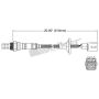 Walker Products 250-24282 Walker Products 250-24282 Oxygen Sensor 4-W Direct Fit Narrow-Band