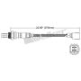 Walker Products 250-24323 Walker Products 250-24323 Oxygen Sensor 4-W Direct Fit Narrow-Band