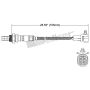 Walker Products 250-24336 Walker Products 250-24336 Oxygen Sensor 4-W Direct Fit Narrow-Band
