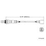 Walker Products 250-24360 Walker Products 250-24360 Oxygen Sensor 4-W Direct Fit Narrow-Band