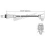 Walker Products 250-24377 Walker Products 250-24377 Oxygen Sensor 4-W Direct Fit Narrow-Band