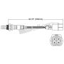 Walker Products 250-24436 Walker Products 250-24436 Oxygen Sensor 4-W Direct Fit Narrow-Band