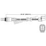 Walker Products 250-24441 Walker Products 250-24441 Oxygen Sensor 4-W Direct Fit Narrow-Band