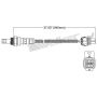 Walker Products 250-24443 Walker Products 250-24443 Oxygen Sensor 4-W Direct Fit Narrow-Band