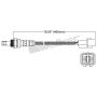 Walker Products 250-24461 Walker Products 250-24461 Oxygen Sensor 4-W Direct Fit Narrow-Band