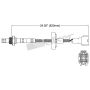 Walker Products 250-24499 Walker Products 250-24499 Oxygen Sensor 4-W Direct Fit Narrow-Band