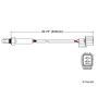 Walker Products 250-24512 Walker Products 250-24512 Oxygen Sensor 4-W Titania