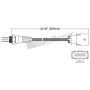 Walker Products 250-24538 Walker Products 250-24538 Oxygen Sensor 4-W Direct Fit Narrow-Band