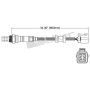 Walker Products 250-24601 Walker Products 250-24601 Oxygen Sensor 4-W Direct Fit Narrow-Band