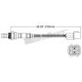 Walker Products 250-24631 Walker Products 250-24631 Oxygen Sensor 4-W Direct Fit Narrow-Band