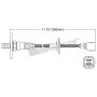 Walker Products 250-24655 Walker Products 250-24655 Oxygen Sensor 4-W Direct Fit W/Flange