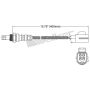 Walker Products 250-24656 Walker Products 250-24656 Oxygen Sensor 4-W Direct Fit Narrow-Band